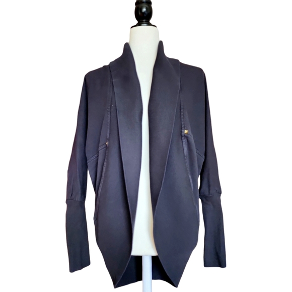 Aritzia Wilfred Diderot Black Cocoon Cardigan Sweater - Picture 1 of 12